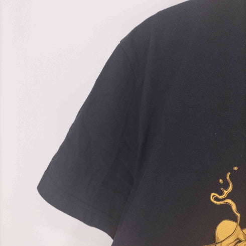 SHIINA WORKS 無職 フロント プリント S/S Tシャツ メンズ JPN:XL