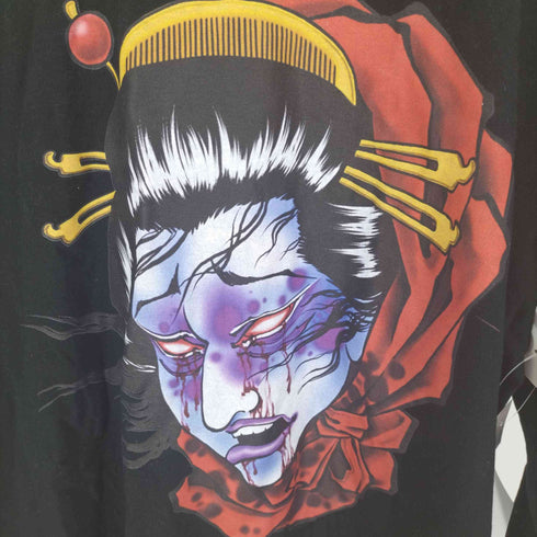 妖怪 プリント L/S Tシャツ メンズ JPN:XL