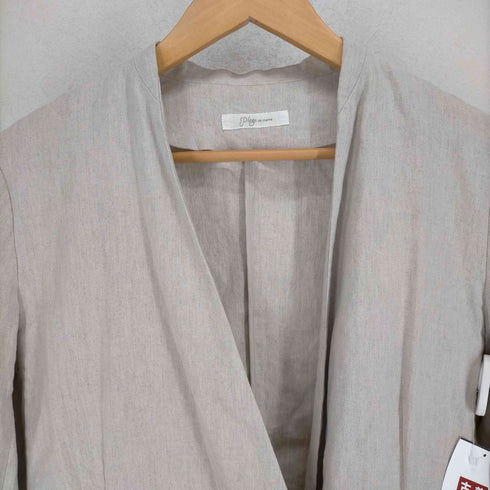 プラージュ PLAGE 21SS リネンノーカラージャケット レディース JPN:38