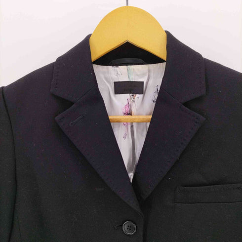 ポールスミスブラック Paul Smith BLACK ステッチ デザイン テーラード ジャケット レディース JPN:38