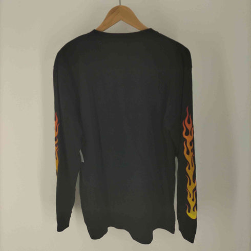 都会は病む 企業プリント L/S Tシャツ メンズ JPN:XL