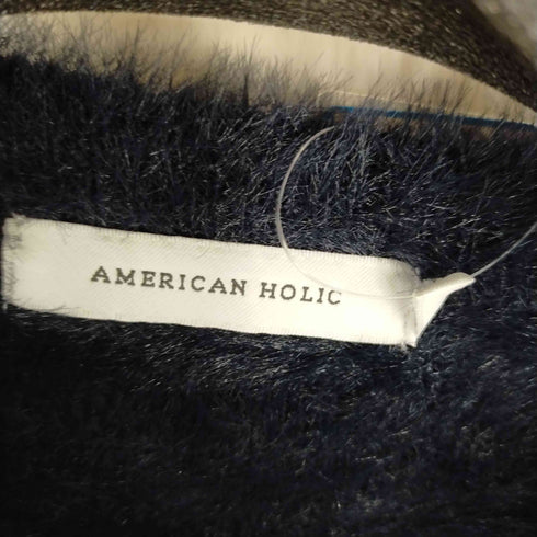 アメリカンホリック AMERICAN HOLIC シャギーニットプルオーバー メンズ JPN:M