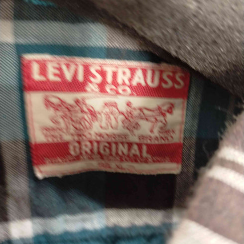 リーバイス LEVI STRAUSS&CO パッチワークチェックシャツ メンズ import:XL