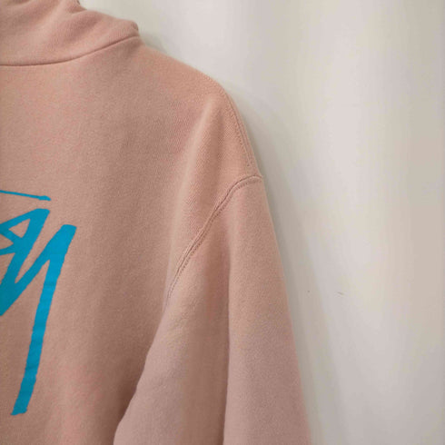 ステューシー Stussy プリントロゴ ショート スウェットパーカー レディース JPN:S