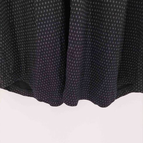 アニエスベー agnes b. PARIS 総柄 ロング L/S シャツ レディース JPN:2