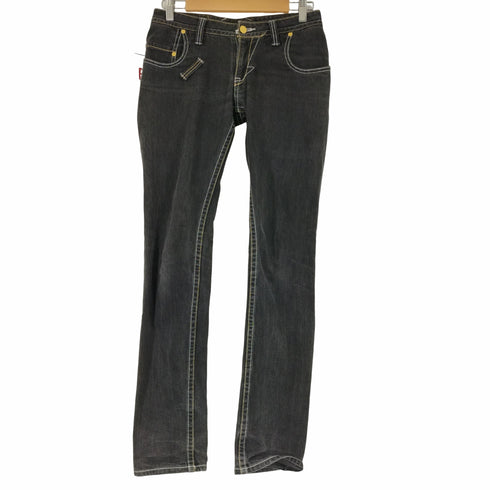 ビューティービースト beauty:beast シルバーゴールドステッチデザインデニムパンツ メンズ 28