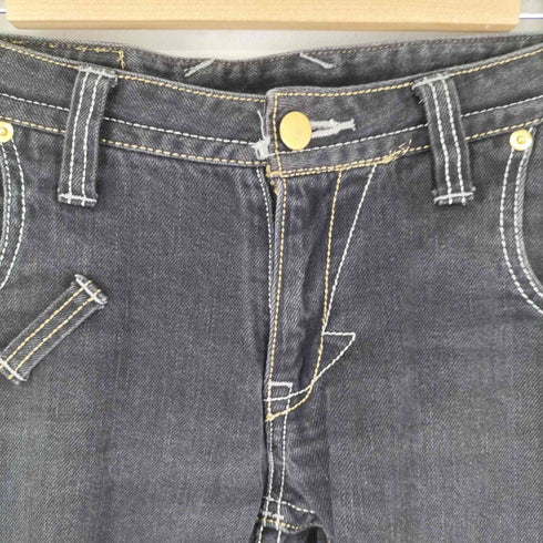 ビューティービースト beauty:beast シルバーゴールドステッチデザインデニムパンツ メンズ 28