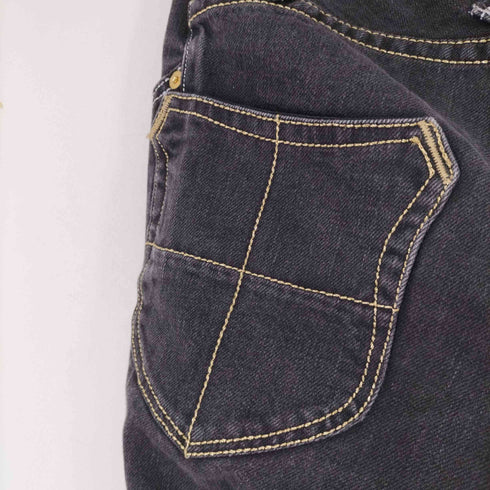 ビューティービースト beauty:beast シルバーゴールドステッチデザインデニムパンツ メンズ 28