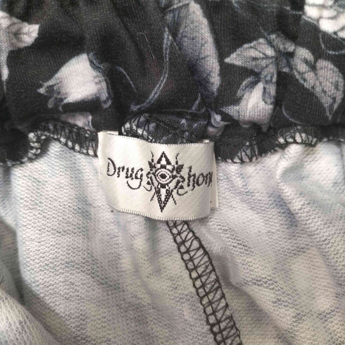 ドラッグ ハニー Drug honey 臓器 花園 総柄 クロップド ワイド パンツ メンズ