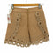 セルフポートレイト self-portrait CURVED HEM SHORTS レース デザイン ショート パンツ ショーツ レディース 2