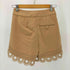 セルフポートレイト self-portrait CURVED HEM SHORTS レース デザイン ショート パンツ ショーツ レディース 2
