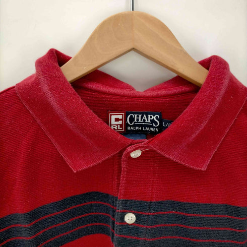 チャップスラルフローレン CHAPS RALPH LAUREN ボーダーポロシャツ メンズ import:L