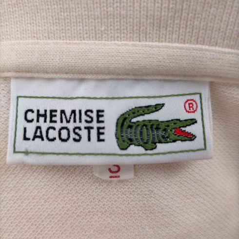 シュミーズ ラコステ CHEMISE LACOSTE ワンポイント ポロシャツ メンズ JPN:3