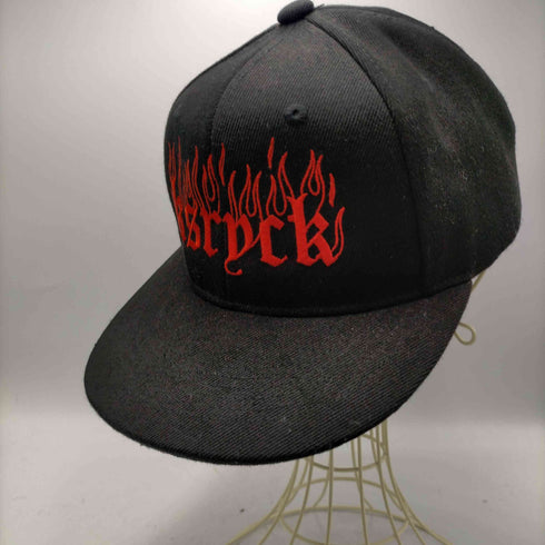 ケリークロージング kryclothing KSRPCK FIRE ファイア パターン 刺繍 バックスナップ ベースボール キャップ メンズ