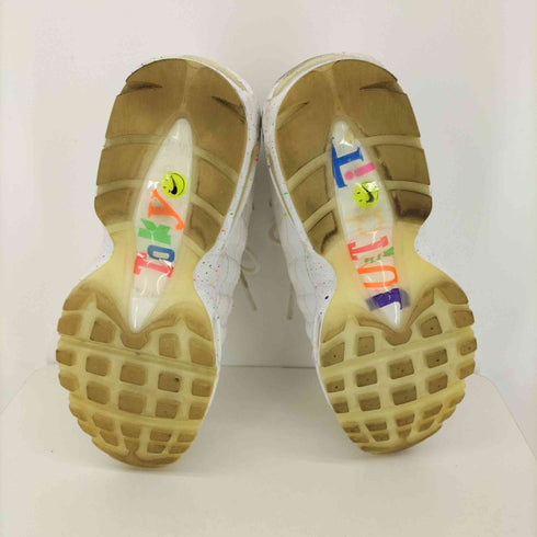 ナイキ NIKE AIR MAX 95 エア マックス 95 ホワイト/ポイズングリーン/ハイパークリムゾン/メタリックシルバー レディース JPN:24.5