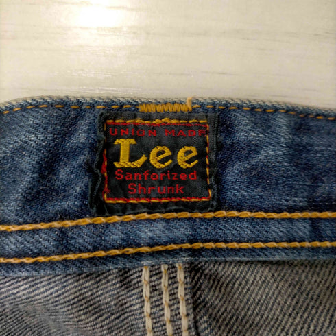 リー Lee 日本製 30S復刻 片耳 赤タグ 101 COWBOYボタン ボタンフライデニムパンツ メンズ W31×33
