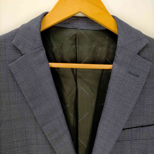 エルメネジルドゼニア ERMENEGILDO ZEGNA グレンチェック2Bテーラードジャケット メンズ