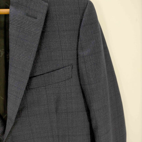 エルメネジルドゼニア ERMENEGILDO ZEGNA グレンチェック2Bテーラードジャケット メンズ