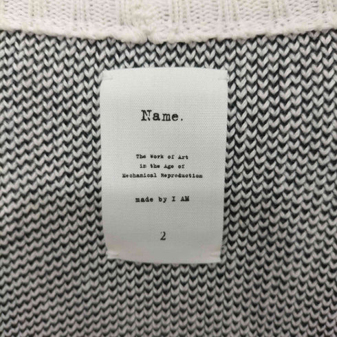 ネーム Name. ×RYOGA 20SS COTTON KNIT CARDIGAN メンズ JPN:2