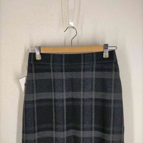 ラルフローレンパープルレーベル RALPH LAUREN PURPLE LABEL ウール チェックスカート レディース 2