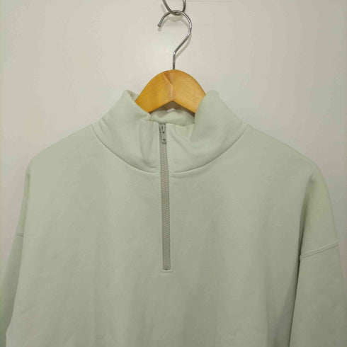 オーラリー AURALEE 19AW BAGGY POLYESTER SWEAT HALF ZIP P/O メンズ 4