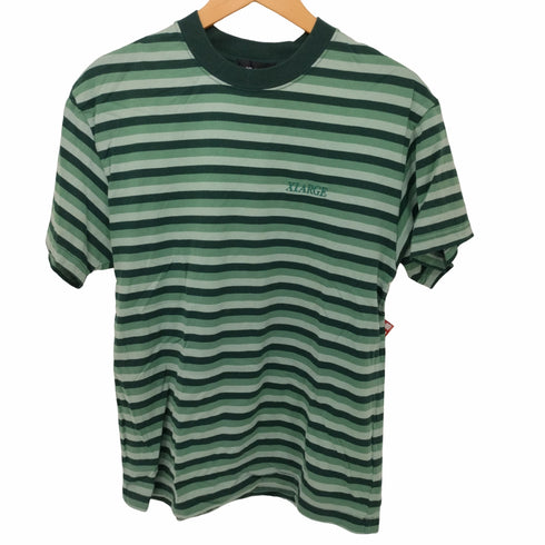 エクストララージ XLARGE 23SS STRIPED S/S TEE クルーネック ボーダー ショートスリーブ メンズ JPN:S
