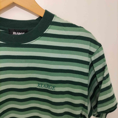 エクストララージ XLARGE 23SS STRIPED S/S TEE クルーネック ボーダー ショートスリーブ メンズ JPN:S