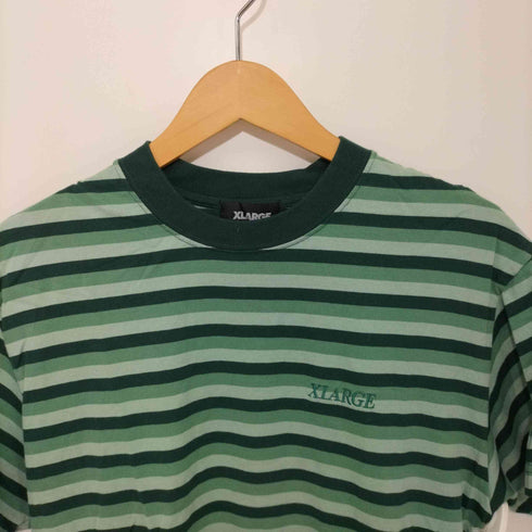 エクストララージ XLARGE 23SS STRIPED S/S TEE クルーネック ボーダー ショートスリーブ メンズ JPN:S