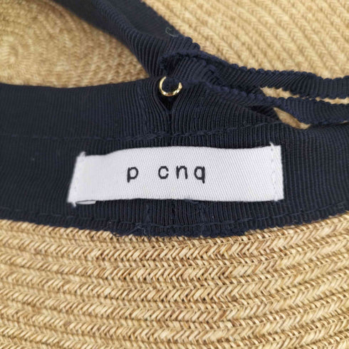 P CNQ 麦わらベレー帽 レディース ONE SIZE