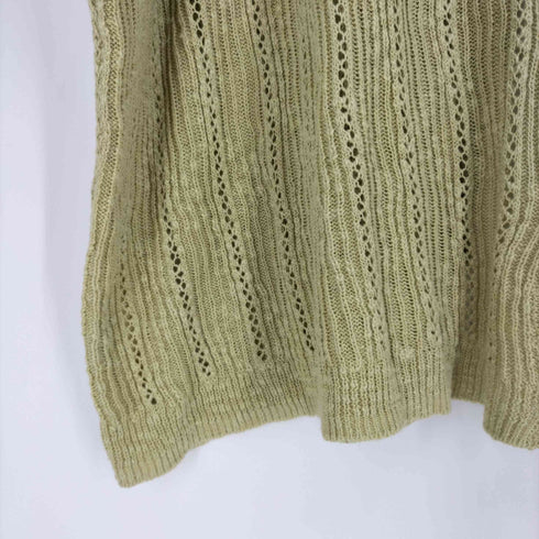 サマンサモスモス samansa Mos2 前後着透かし編みカーディガン レディース FREE