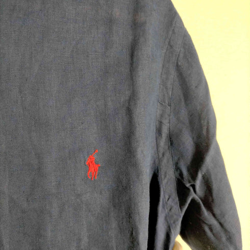 ラルフローレン RALPH LAUREN 刺繍ロゴ半袖シャツ メンズ import:M