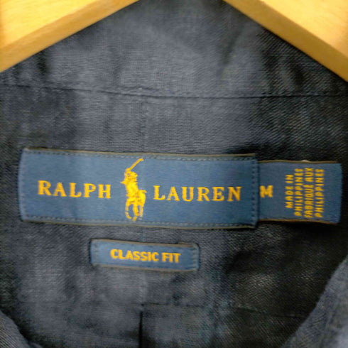 ラルフローレン RALPH LAUREN 刺繍ロゴ半袖シャツ メンズ import:M