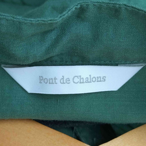 ポンデシャロ PONT DE CHALONS ラミーコットンフレンチワンピース レディース