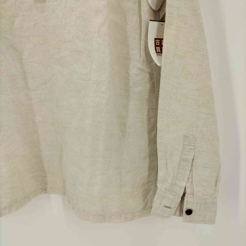 メンズメルローズ MENS MELROSE フックデザイン リネン L/S シャツ メンズ JPN:4