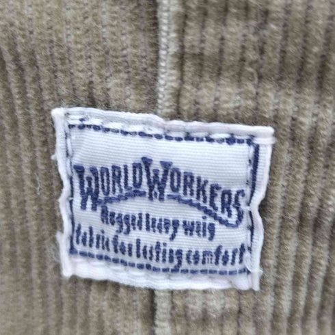 ビッグジョンワールドワークス BIG JOHN WORLDWORKERS 80S コーデュロイ コーズ オーバーオール メンズ