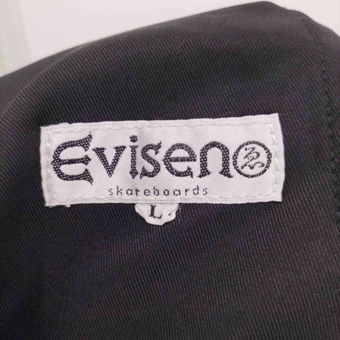 ヱビセンスケートボーズ Evisen skateboards 2タック ブラックデニム ワイドバギーパンツ black denim wide baggy pant メンズ JPN:L