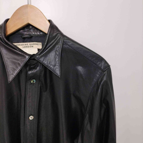 キャサリンハムネットロンドン KATHARINE HAMNETT LONDON レザーブルゾン メンズ JPN:M