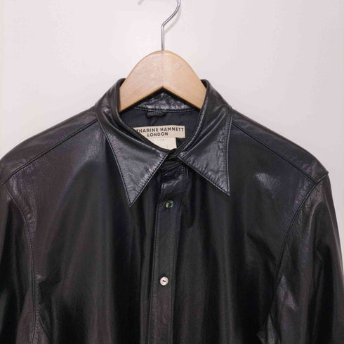 キャサリンハムネットロンドン KATHARINE HAMNETT LONDON レザーブルゾン メンズ JPN:M