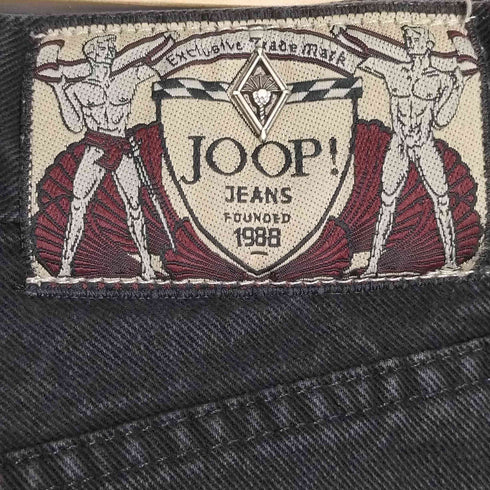 ヨープ JOOP ポルトガル製 テーパードブラックデニムパンツ メンズ 42