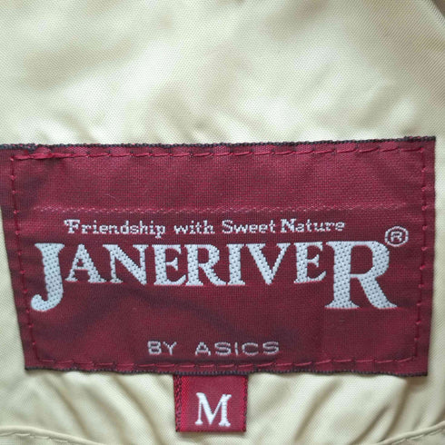 フルギ janeriver ワンポイント刺繍 フルジップ スナップボタン ナイロン ジャケット レディース JPN:M