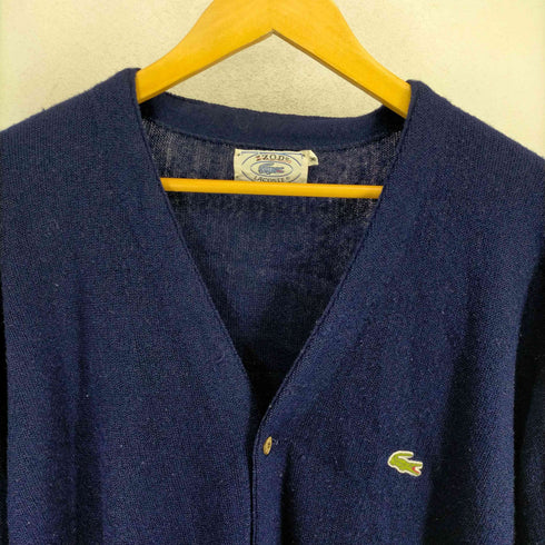 アイゾッドラコステ IZOD LACOSTE 70-80s 糸巻きタグ カーディガン メンズ JPN:XL