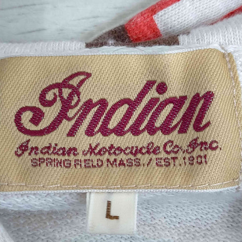 インディアンモーターサイクル INDIAN MOTORCYCLE Y2K ネイティブ柄ジップアップパーカー メンズ JPN:L