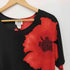 jostar USA製 90S 花柄 クルーネック スパンデックス ロング ワンピース レディース import:XL