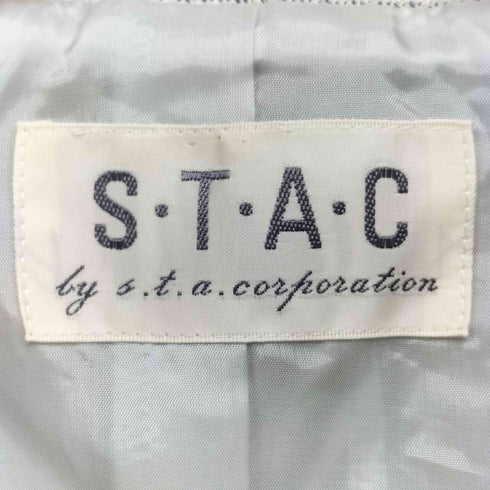 S・T・A・C STAC スタック セットアップ テーラードジャケット スカート ストライプ レディース 38/38