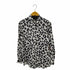 ザラ ZARA レオパード柄 サテンL/Sシャツ レディース JPN:S