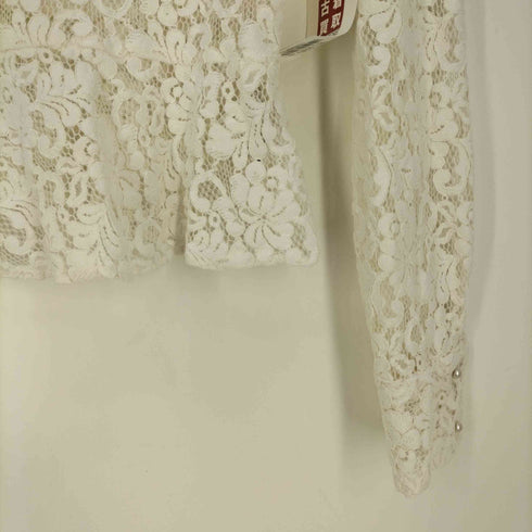 ザラ ZARA LACE PEPLUM TOP レースペプラムトップス レディース import:M