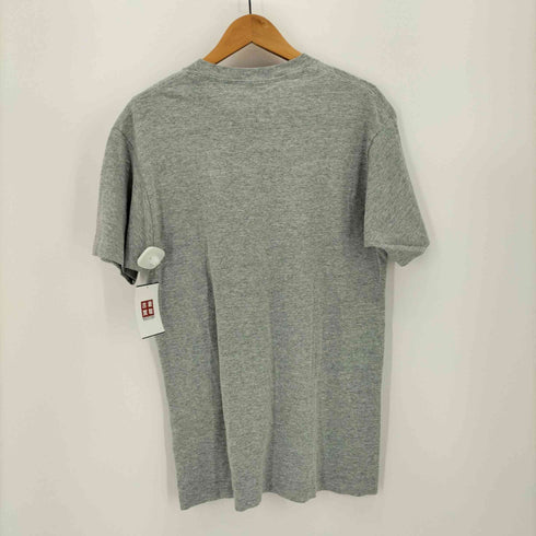 バスケットチーム プリント シングルステッチ クルーネック Tシャツ メンズ