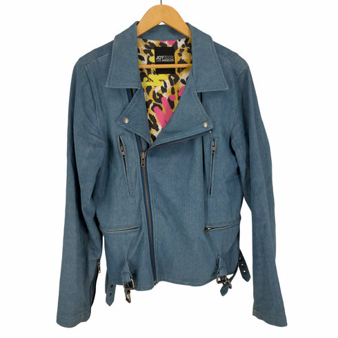 ジョイリッチ JOYRICH バックスタッズ装飾デニムダブルライダースジャケット メンズ JPN:M