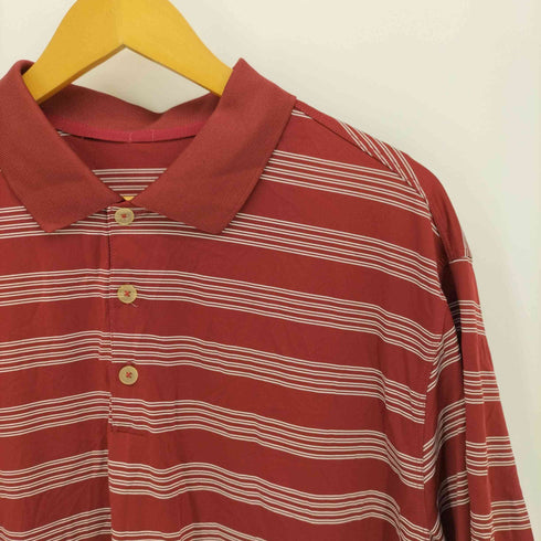 ナイキゴルフ NIKE GOLF Dri-Fit Tech Core Stripe Performance Polo Shirt ドライフィット ボーダー S/S ポロシャツ メンズ import:XL