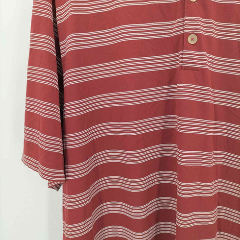 ナイキゴルフ NIKE GOLF Dri-Fit Tech Core Stripe Performance Polo Shirt ドライフィット ボーダー S/S ポロシャツ メンズ import:XL